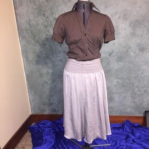 CAbi sweetheart tube dress/ballet skirt